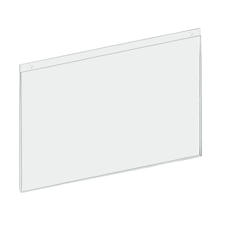 Azar Displays 17"W x 11"H Wall U-Frame w/ Holes, PK10 162709